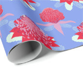 Waratah Geschenkpapier (Rolleneckpunkt)