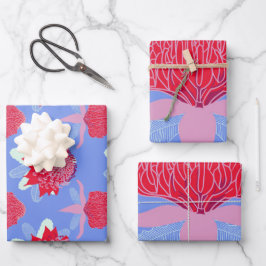 Waratah Geschenkpapier Set