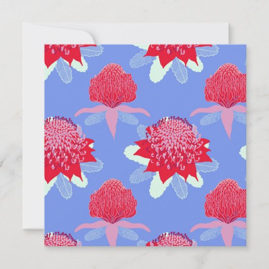 Waratah Karte (Vorderseite)