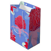 Waratah Mittlere Geschenktüte (Rückseite Schrägansicht)