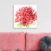 Waratah Red Blume botanica art Leinwanddruck (Insitu (Wohnzimmer))
