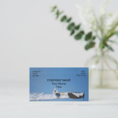 Warbird schleppender Rauch Visitenkarte (Stehend Vorderseite)