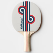 Warbird Stripe Loop mit Namen Tischtennis Schläger (Rückseite)