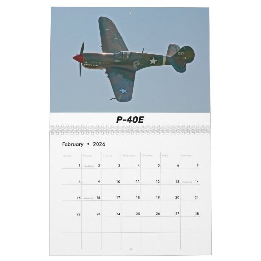 Warbirds-Kalender Kalender (Feb 2026)