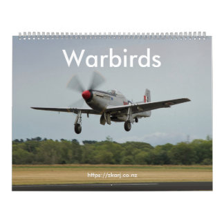 Warbirds — ZK-ARJ (großer, zweiseitiger Monat) Kal Kalender