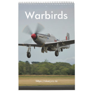 Warbirds — ZK-ARJ (mittel, 1-Seiten-Monat) Kalende Kalender