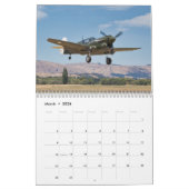 Warbirds — ZK-ARJ (mittlerer, zweiseitiger Monat)  Kalender (Mär 2026)