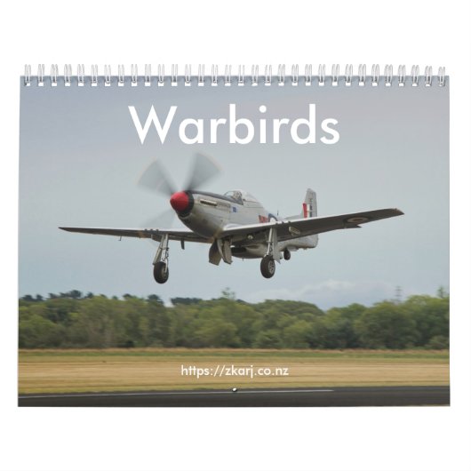 Warbirds — ZK-ARJ (mittlerer, zweiseitiger Monat)  Kalender (Titelbild)