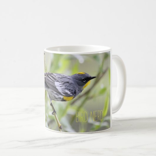 Warbler Bird Nerd Tasse (VorderseiteRechts)