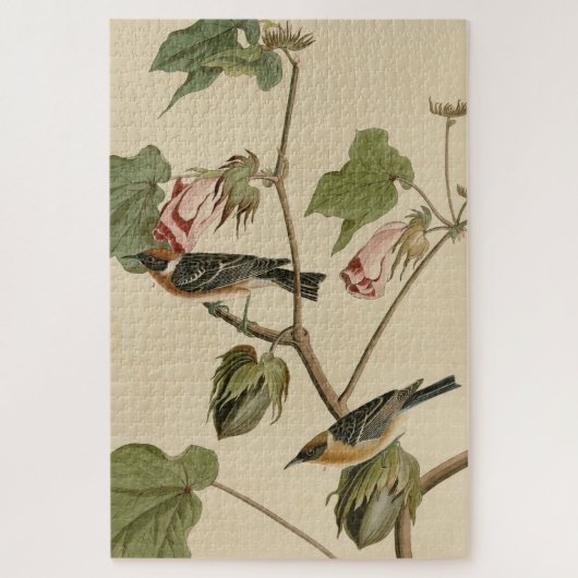 Warbler-Brüste - Audubons Vögel in Amerika Puzzle (Vertikal)