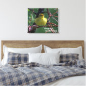 Warbler Leinwanddruck (Insitu (Schlafzimmer))