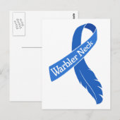 Warbler Neck Ribbon Postkarte (Vorne/Hinten)