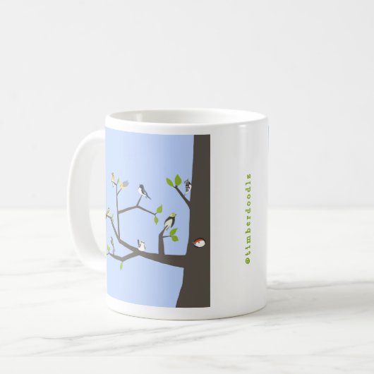 Warbler-Tasse Kaffeetasse (Vorderseite Links)