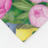 Warbler und Pfennigfuchser Fleecedecke (Ecke)