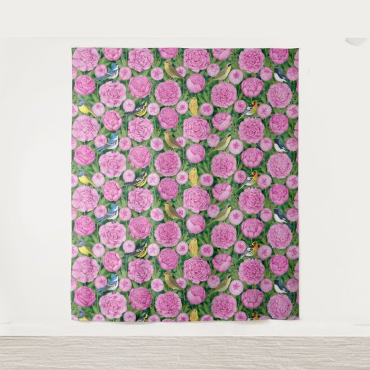 Warbler und Pfennigfuchser Wandteppich (Vorderseite)
