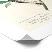 Warbler von Audubon Poster (Ecke)