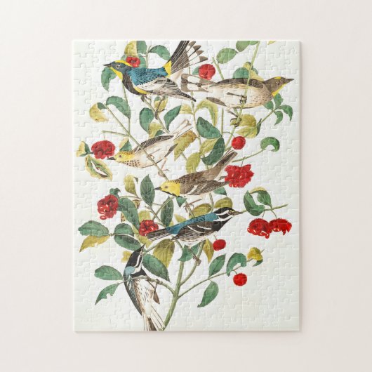Warbler von John James Audubon Puzzle (Vertikal)