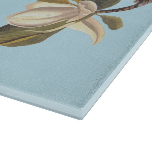 Warbling Flycatcher Kingbirds Vintag Audubon Schneidebrett (Ecke)