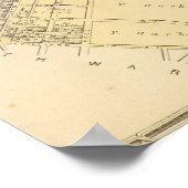 Ward 13 of Pittsburgh, Pennsiwania Poster (Ecke)