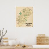 Ward 13 of Pittsburgh, Pennsiwania Poster (Küche)