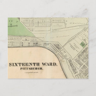 Ward 16 of Pittsburgh, Pennsiwania Postkarte