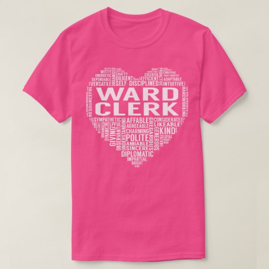 Ward Clerk Heart T-Shirt (Design vorne)