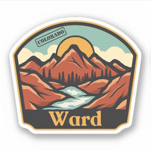 Ward, Colorado Sticker (Vorderseite)