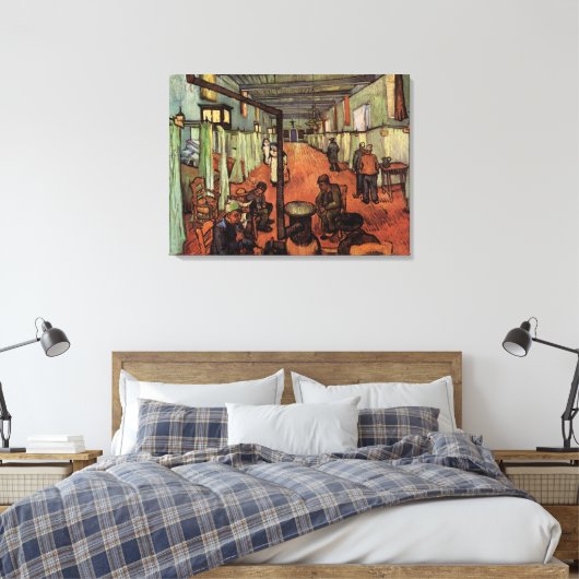 Ward in Hospital in Arles von Vincent van Gogh Leinwanddruck (Insitu (Schlafzimmer))