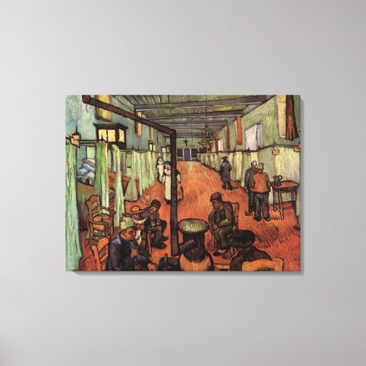 Ward in Hospital in Arles von Vincent van Gogh Leinwanddruck (Vorderseite)
