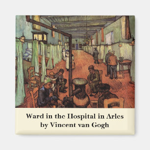 Ward in Hospital in Arles von Vincent van Gogh Magnet