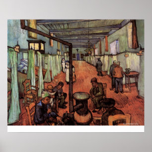 Ward in Hospital in Arles von Vincent van Gogh Poster