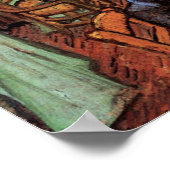 Ward in Hospital in Arles von Vincent van Gogh Poster (Ecke)