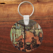 Ward in Hospital in Arles von Vincent van Gogh Schlüsselanhänger (Vorderseite)