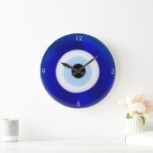 Ward Off the Evil Eye" Clock" Große Wanduhr (Zuhause)