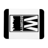 Ward Security Rectangle Magnet (Horizontal)