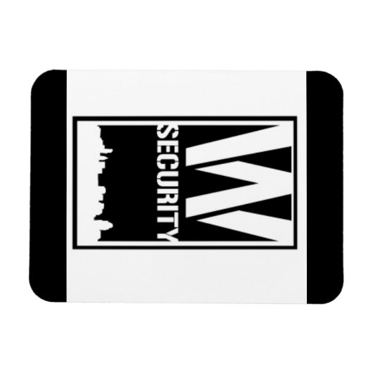 Ward Security Rectangle Magnet (Horizontal)