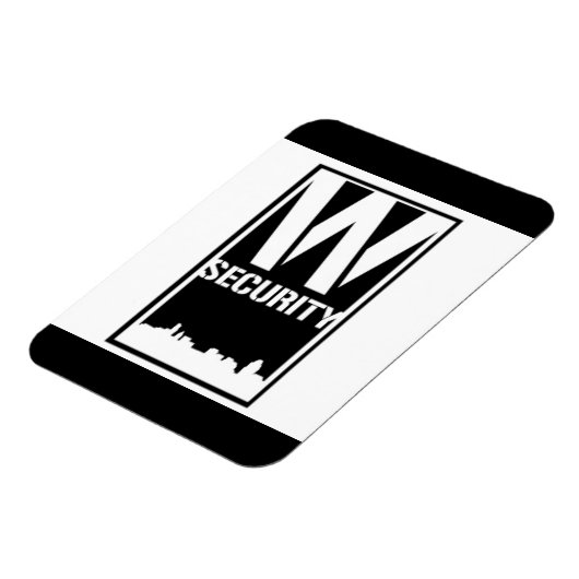 Ward Security Rectangle Magnet (Linke Seite)