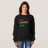 Warden Retro Best Warden Ever Sweatshirt (Vorne ganz)