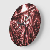 Warding Off Evil Große Wanduhr (Winkel)