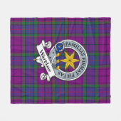 Wardlaw Clan Abzeichen Tartan Kariert Fleecedecke (Vorderseite (Horizontal))
