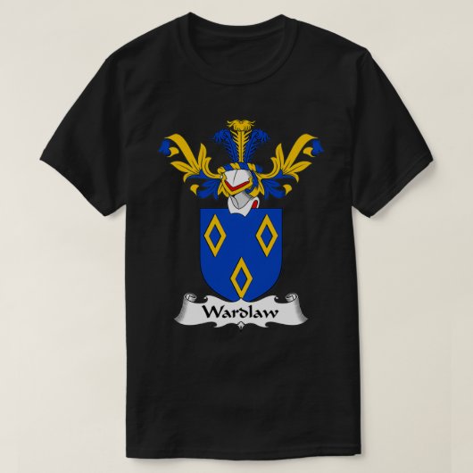 Wardlaw Coat of Arms Familienwappen T-Shirt (Design vorne)