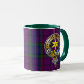 Wardlaw Tartan & Abzeichen Tasse (VorderseiteRechts)