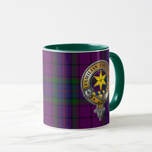 Wardlaw Tartan & Abzeichen Tasse (VorderseiteRechts)
