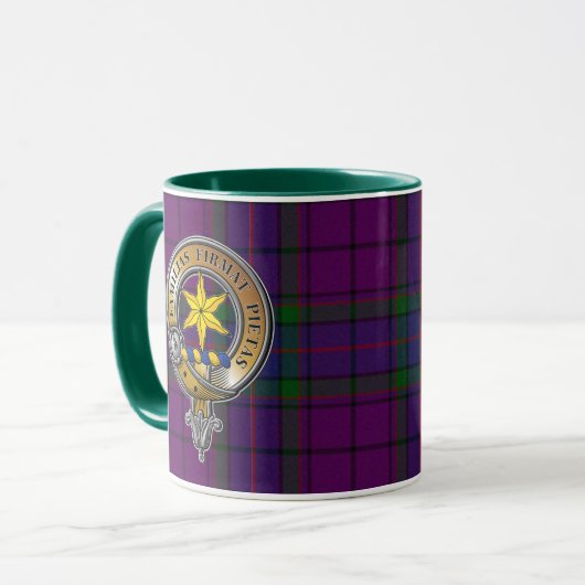 Wardlaw Tartan & Abzeichen Tasse (Vorderseite Links)