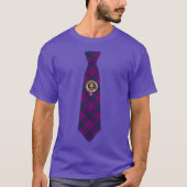 Wardlaw Tartan Necktie T-Shirt w/Badge (Vorderseite)