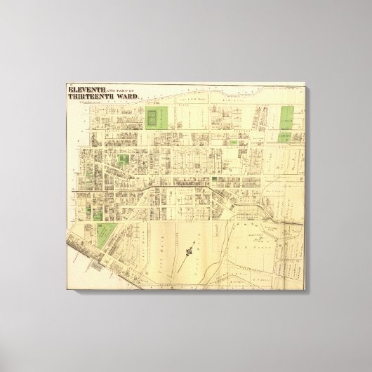 Wards 11, 13 of Pittsburgh, Pennsyvania Leinwanddruck (Vorderseite)