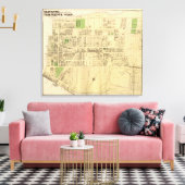 Wards 11, 13 of Pittsburgh, Pennsyvania Leinwanddruck (Insitu (Wohnzimmer))