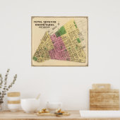 Wards 5, 7-8 of Pittsburgh, Pennsyvania Poster (Küche)