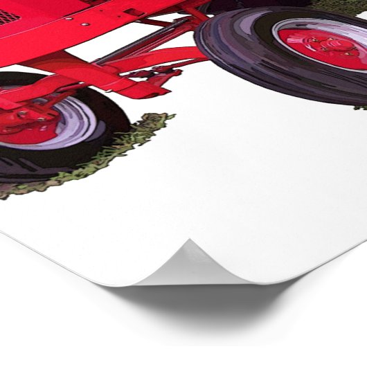 Wards-Traktor Poster (Ecke)