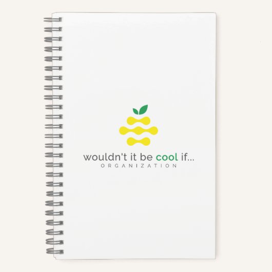 Wäre es nicht Cool, wenn...Org Spiral Notebook Notizblock (Vorderseite)